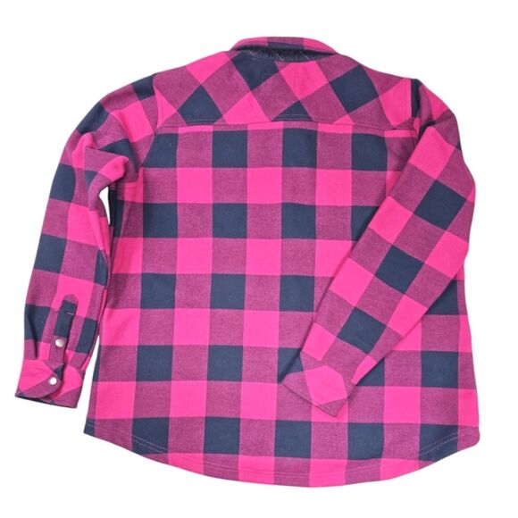 ORVIS PLAID BUTTON UP FLEECE - Picture 6 of 7